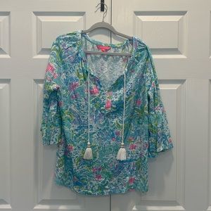 Cute Lilly Pulitzer top size XL
